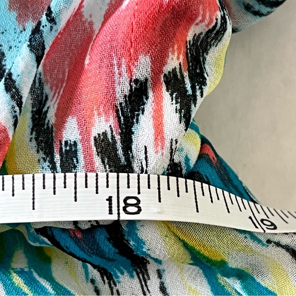 Robbie Bee Dress Sz12 Knee Length Soft Multi Color Pattern Elastic Waist… - Picture 10 of 16